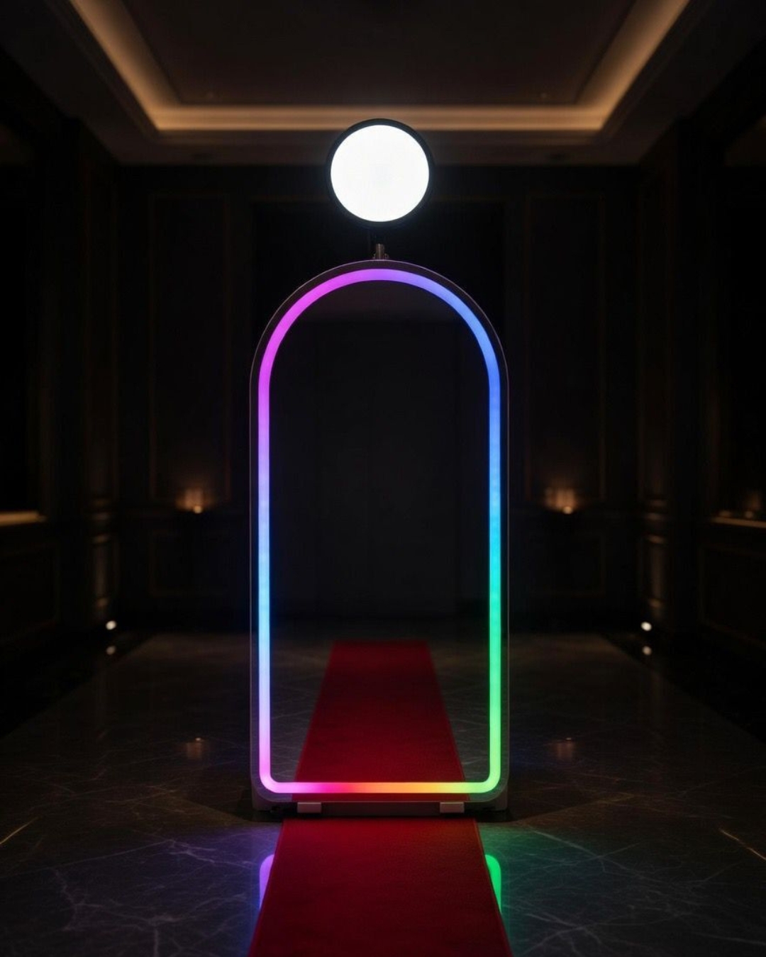 Photobooth miroir canton de Vaud animation événementielle premium