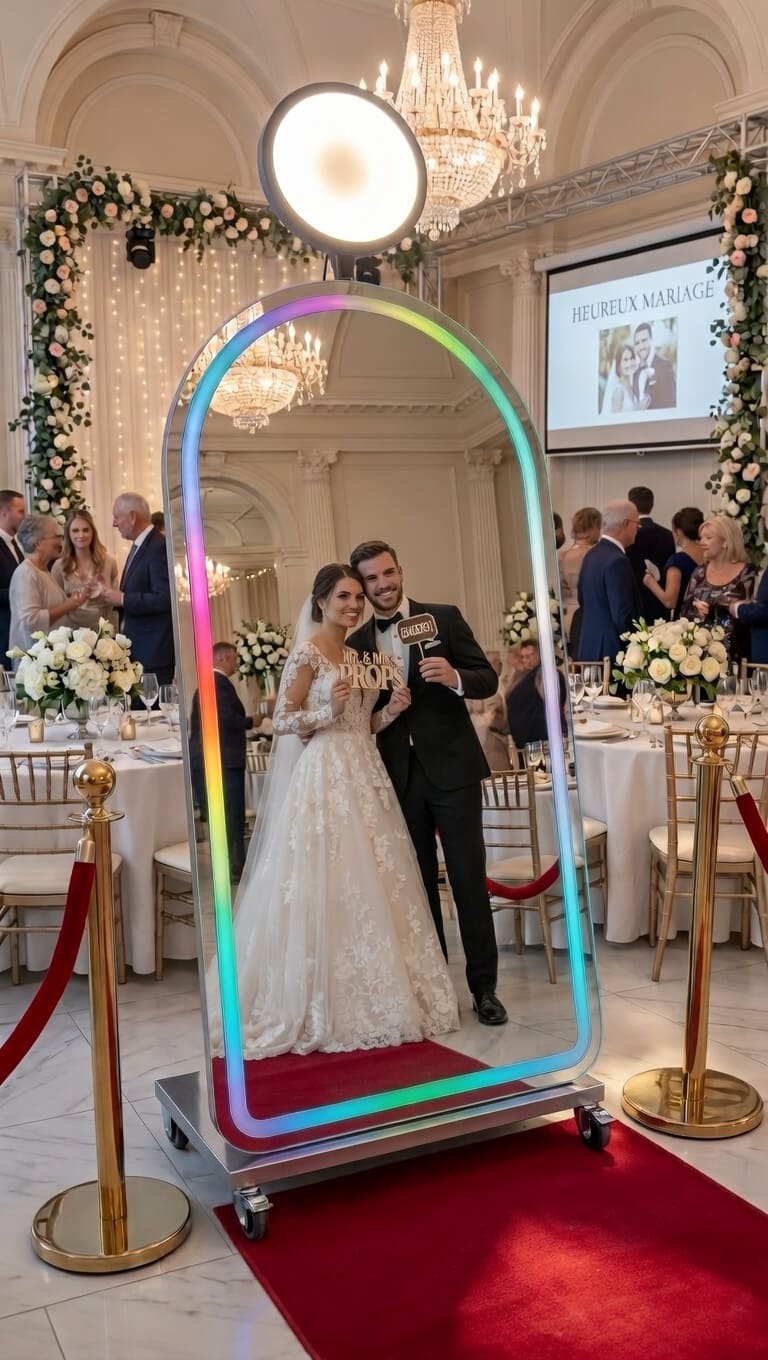 photobooth miroir mariage vaud lac leman lavaux