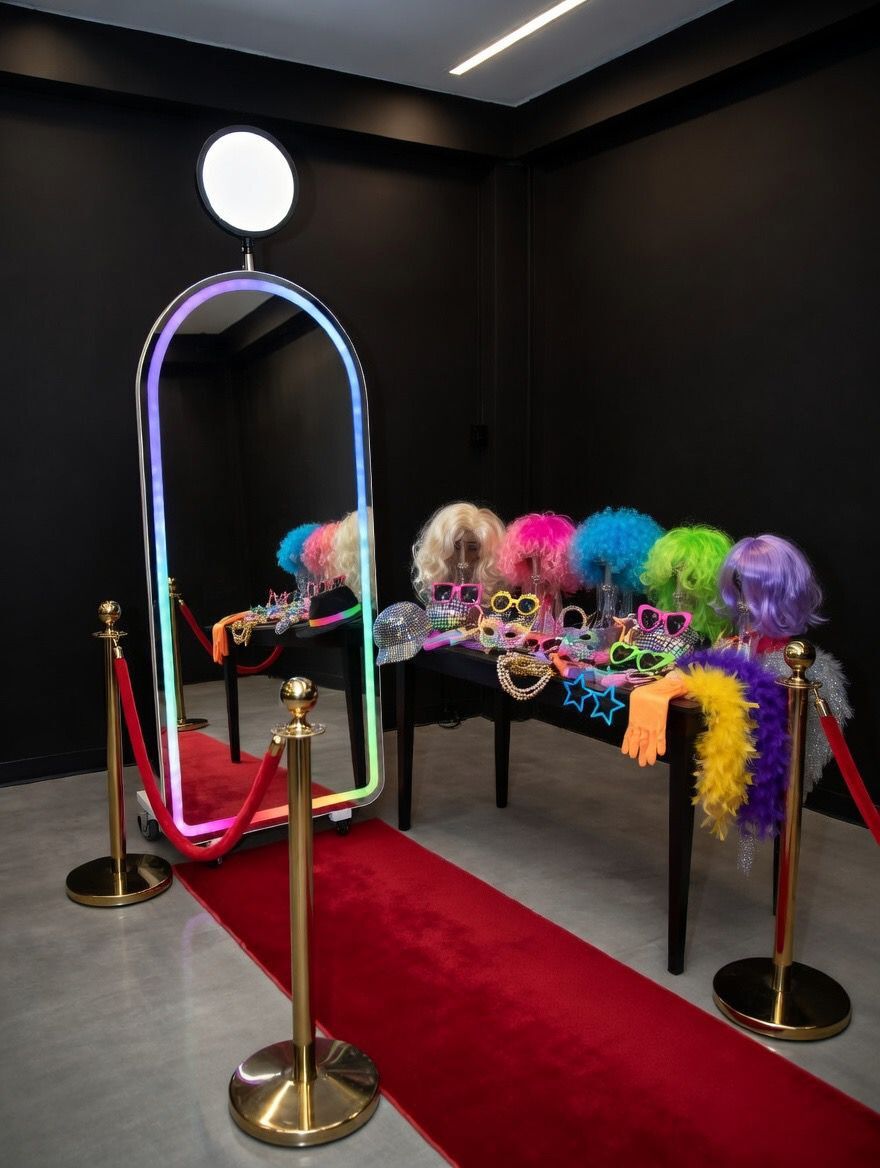 Photobooth miroir corporate multinationale Lausanne Vaud